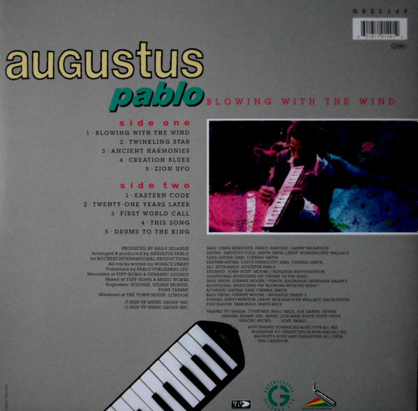 Augustus Pablo : Blowing With The Wind (LP, Album, RE)