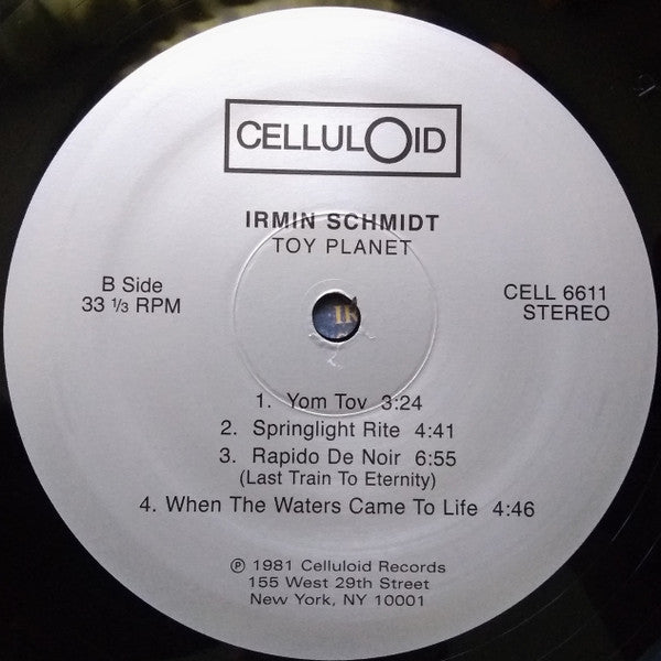 Irmin Schmidt : Toy Planet (LP, Album, RE, Unofficial)