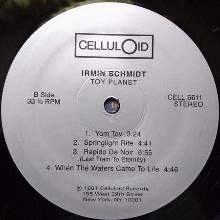 Irmin Schmidt : Toy Planet (LP, Album, RE, Unofficial)