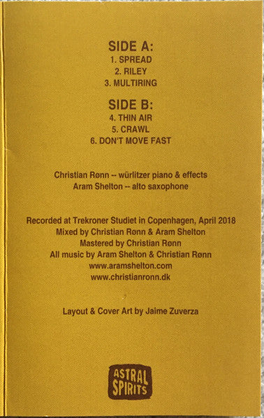 Christian Rønn & Aram Shelton : Multiring (Cass, Album, Ltd)