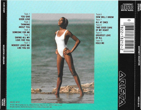 Whitney Houston : Whitney Houston (CD, Album, RE)
