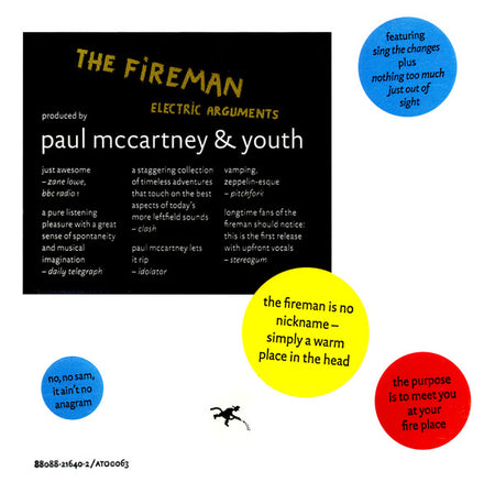 The Fireman : Electric Arguments (CD, Album, Dig)