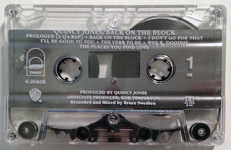 Quincy Jones : Back On The Block (Cass, Album, SR,)