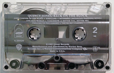 Quincy Jones : Back On The Block (Cass, Album, SR,)