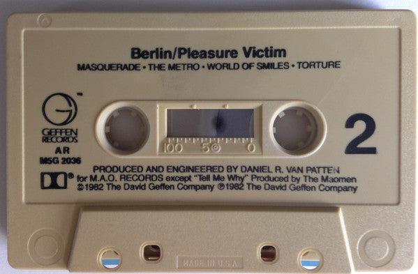 Berlin : Pleasure Victim (Cass, Album, RE, AR)