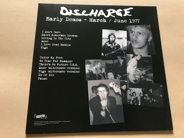 Discharge : Early Demo's - March / June 1977 (LP, Comp, Ltd, RE, Red)