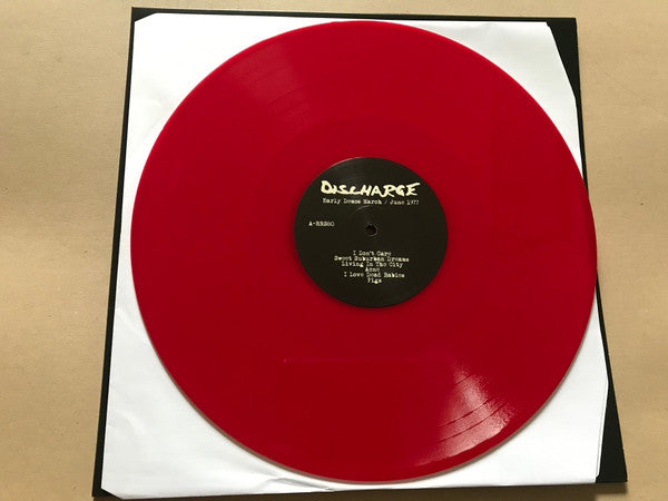 Discharge : Early Demo's - March / June 1977 (LP, Comp, Ltd, RE, Red)