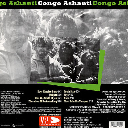 The Congos : Congo Ashanti (LP, Album, RE)
