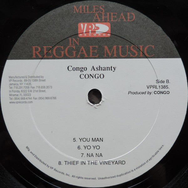 The Congos : Congo Ashanti (LP, Album, RE)
