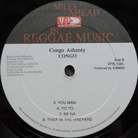The Congos : Congo Ashanti (LP, Album, RE)