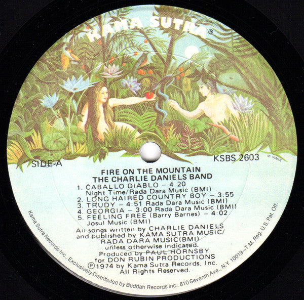 The Charlie Daniels Band : Fire On The Mountain (LP, Album, Son)