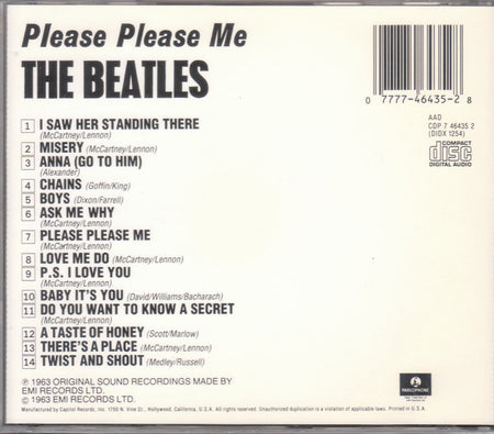 The Beatles : Please Please Me (CD, Album, Mono, RE, AR )