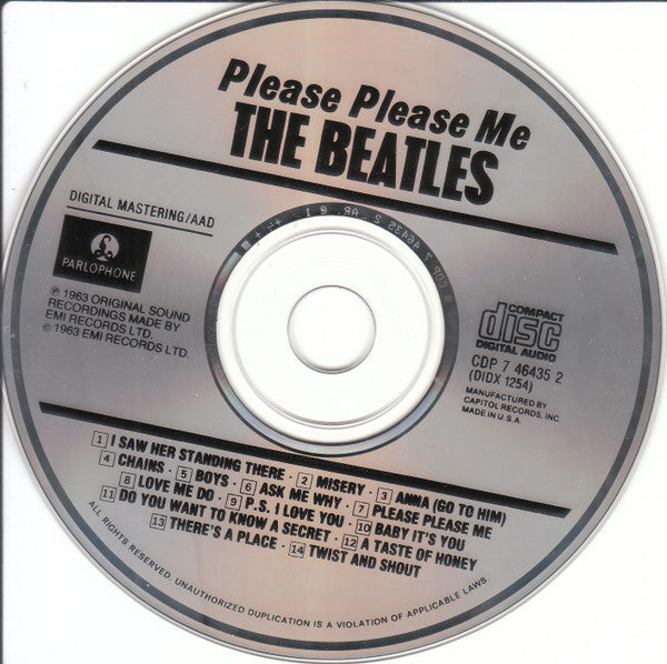 The Beatles : Please Please Me (CD, Album, Mono, RE, AR )