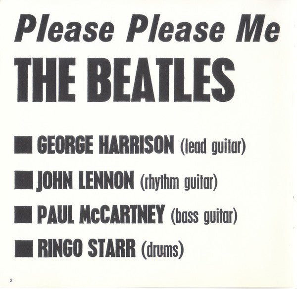 The Beatles : Please Please Me (CD, Album, Mono, RE, AR )
