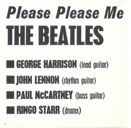 The Beatles : Please Please Me (CD, Album, Mono, RE, AR )