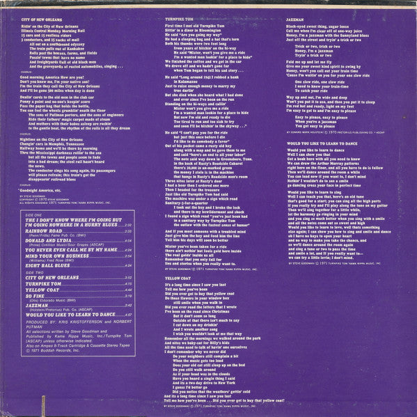 Steve Goodman : Steve Goodman (LP, Album, Mon)