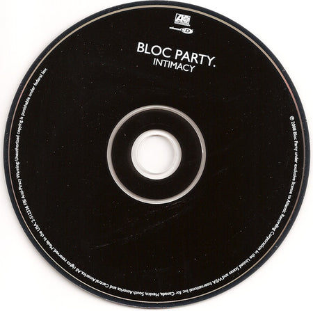 Bloc Party : Intimacy (CD, Album, Enh)