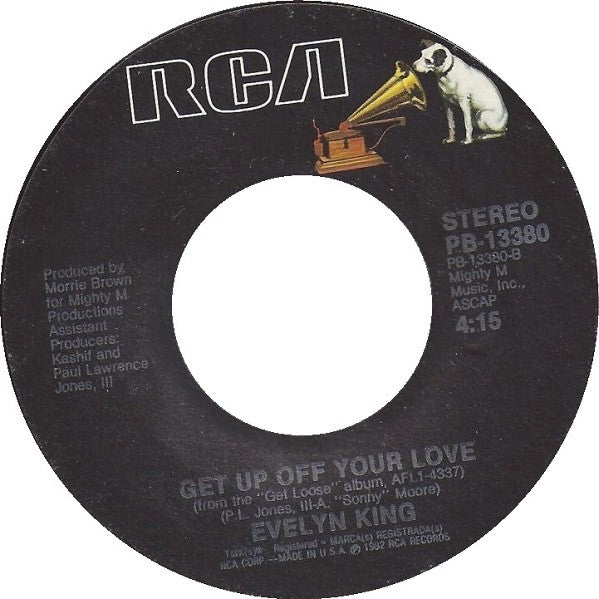 Evelyn King : Betcha She Don't Love You / Get Up Off Your Love (7", Ind)