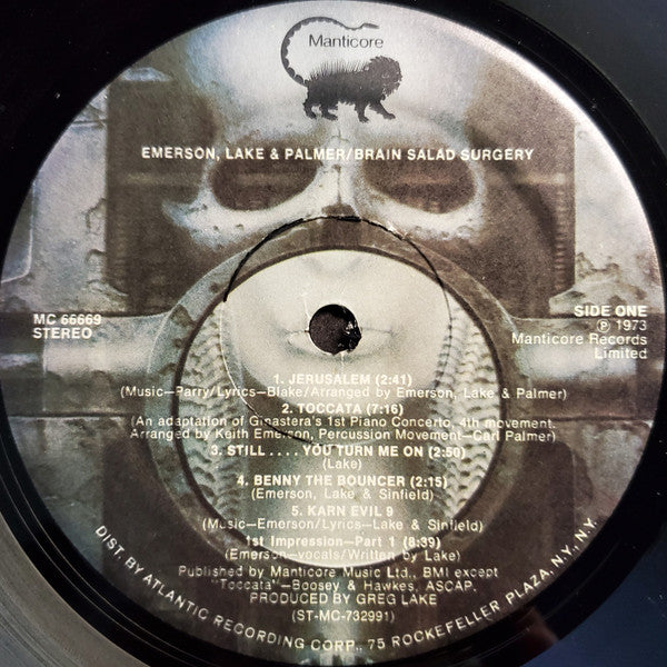 Emerson, Lake & Palmer : Brain Salad Surgery (LP, Album)