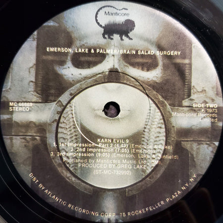 Emerson, Lake & Palmer : Brain Salad Surgery (LP, Album)