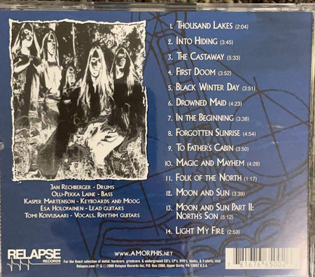 Amorphis : Tales From The Thousand Lakes / Black Winter Day (CD, Album, RE, RP)
