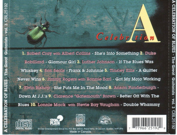 Various : A Celebration Of Blues - The Great Guitarists Vol. 3 (CD, Comp)