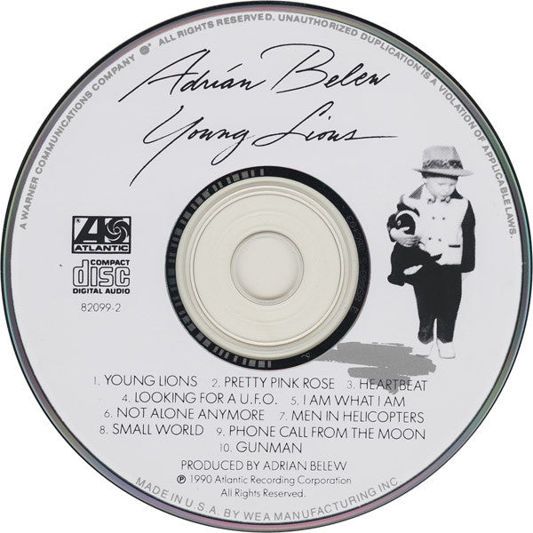 Adrian Belew : Young Lions (CD, Album)