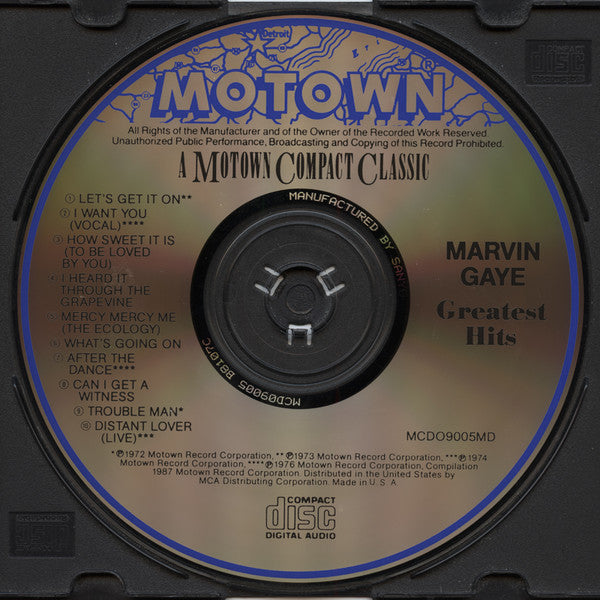 Marvin Gaye : Marvin Gaye's Greatest Hits (CD, Comp)