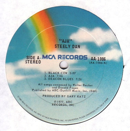 Steely Dan : Aja (LP, Album, Club, RE, CRC)