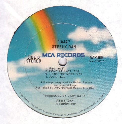 Steely Dan : Aja (LP, Album, Club, RE, CRC)