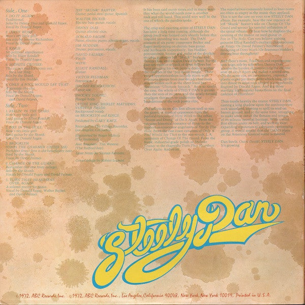 Steely Dan : Can't Buy A Thrill (LP, Album, Ter)