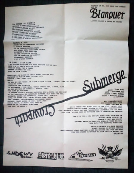 Crowpath / Submerge (3) : Crowpath / Submerge (7", EP, Ltd)