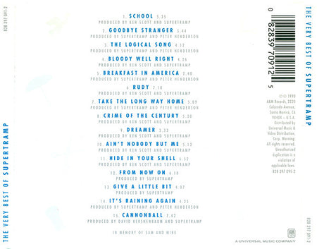 Supertramp : The Very Best Of Supertramp (CD, Comp, RE, RM)