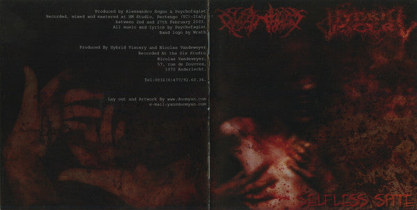 Psychofagist / Hybrid Viscery : Selfless Spite (CD)