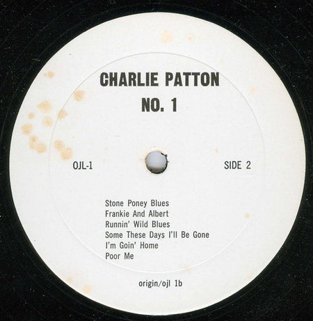 Charley Patton : The Immortal Charlie Patton Number 1 (LP, Comp)