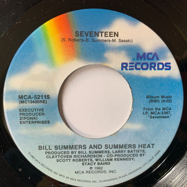 Bill Summers & Summers Heat : Seventeen (7", Pin)