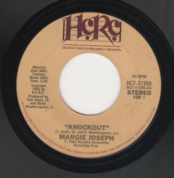 Margie Joseph : Knockout (7", Single)