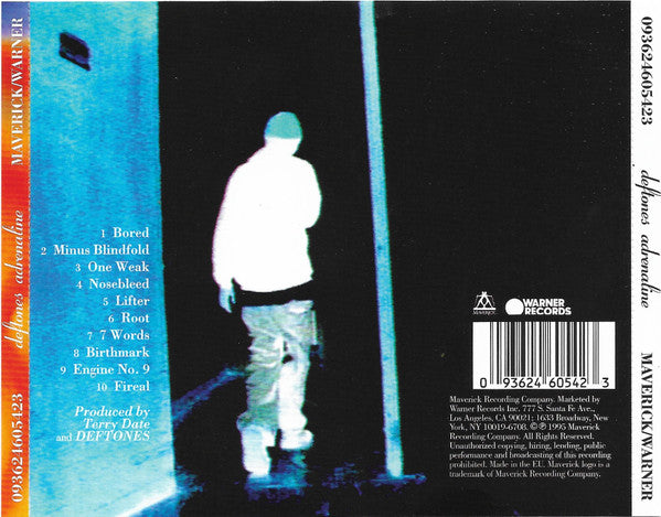 Deftones : Adrenaline (CD, Album, RE)