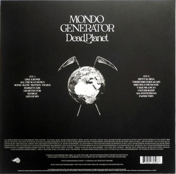 Mondo Generator : Dead Planet (LP, Album, Ltd, RE, Whi)