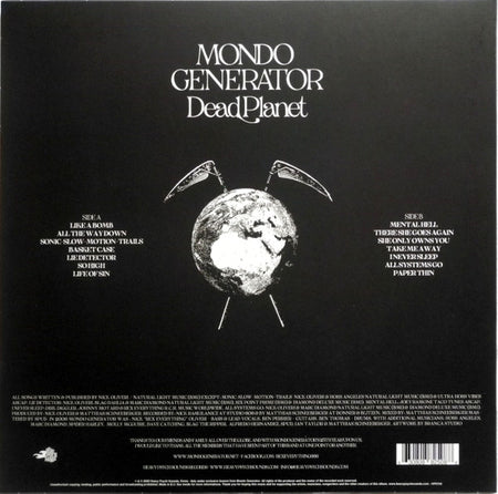 Mondo Generator : Dead Planet (LP, Album, Ltd, RE, Whi)