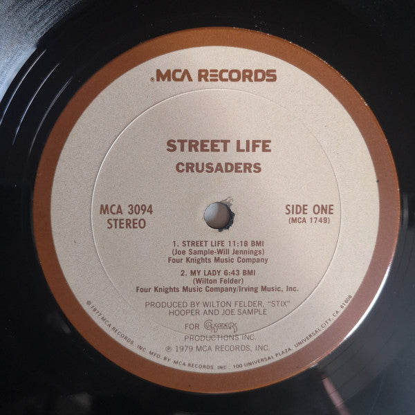 The Crusaders : Street Life  (LP, Album, Ter)