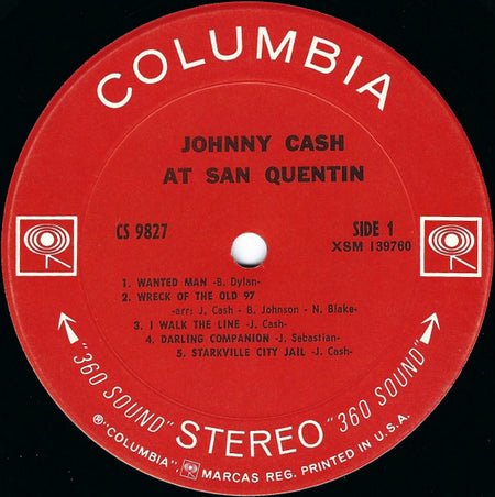 Johnny Cash : Johnny Cash At San Quentin (LP, Album)