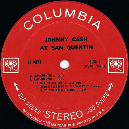Johnny Cash : Johnny Cash At San Quentin (LP, Album)