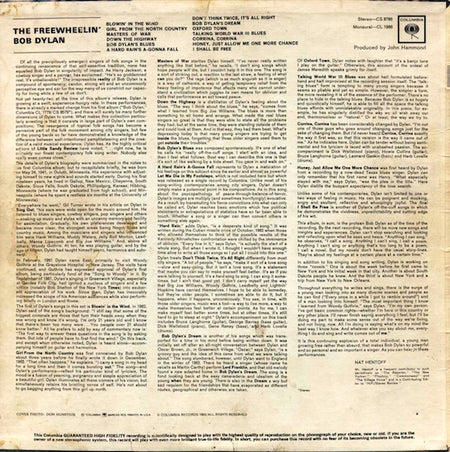 Bob Dylan : The Freewheelin' Bob Dylan (LP, Album, Mono, Pit)