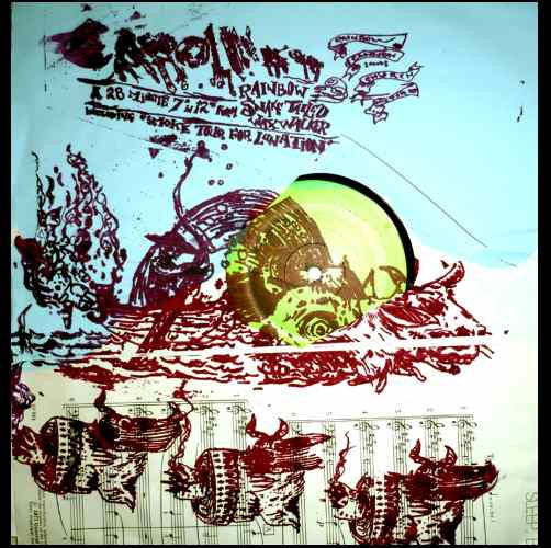 Caroliner / Woodpatty The Chicken Climber : Smoke Tour For Lunation / Effrointerian Healing Spools Of Sacrificed Modesty Through The Curious Science Of Magnetism As Presented By Woodpatty The Chicken Climber (12")