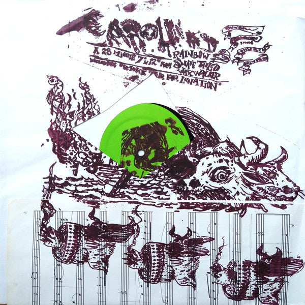 Caroliner / Woodpatty The Chicken Climber : Smoke Tour For Lunation / Effrointerian Healing Spools Of Sacrificed Modesty Through The Curious Science Of Magnetism As Presented By Woodpatty The Chicken Climber (12")