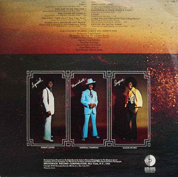 The Chi-Lites : Toby (LP, Album)