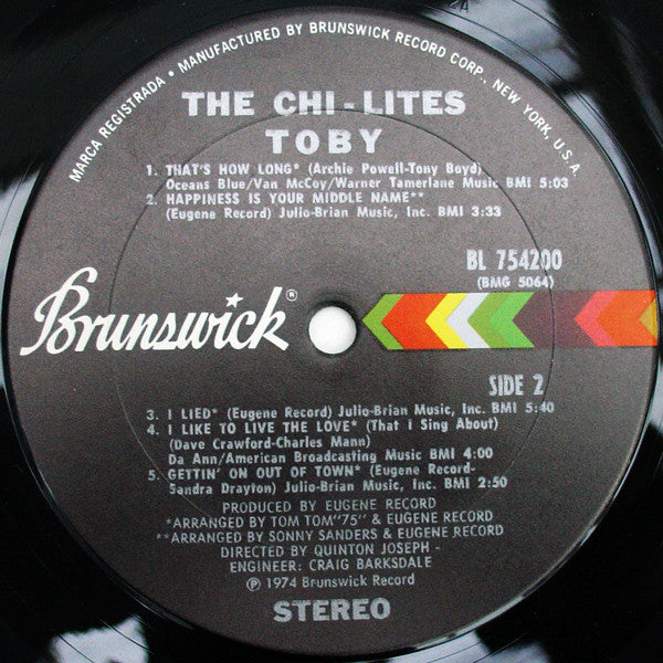 The Chi-Lites : Toby (LP, Album)