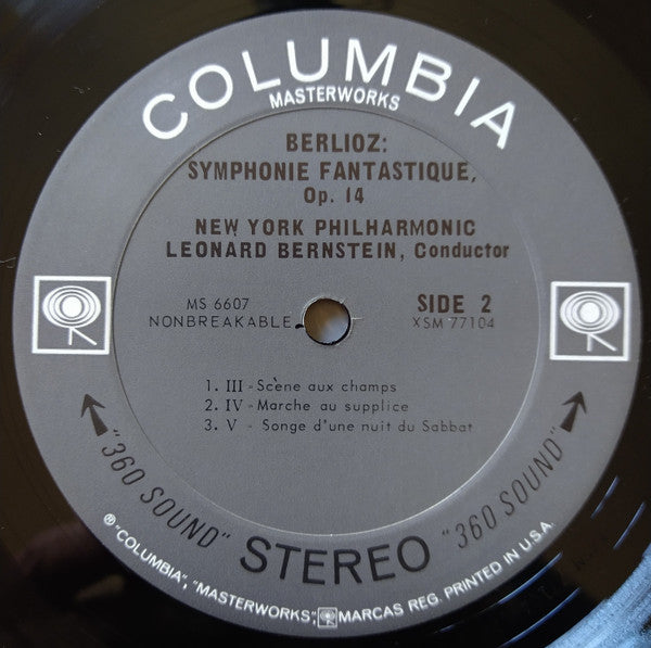 Hector Berlioz - Leonard Bernstein, New York Philharmonic : Symphonie Fantastique, Op. 14 (LP)