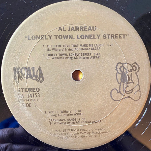Al Jarreau : Lonely Town, Lonely Street (LP, Album, Gol)